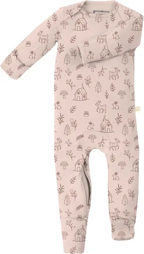 Miniatura 65 de GUNAMUNA Pijama unisex convertible ultrasuave para bebé, mameluco con cremallera para pañales, recién nacido a 24 meses