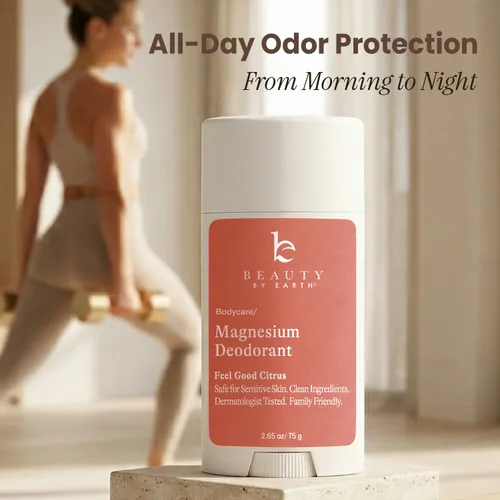 Miniatura 2 de Desodorante sin aluminio para hombres y mujeres, fabricado en Estados Unidos con ingredientes naturales y 55% orgánicos, protección contra olores