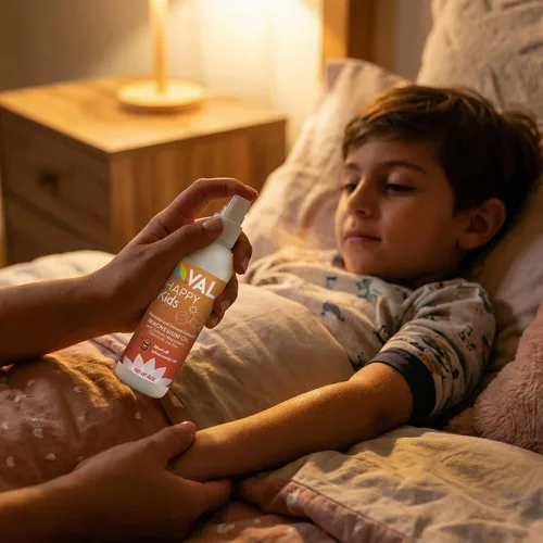 Miniatura 6 de VAL Spray de aceite de magnesio para niños, calma natural a la hora de acostarse y apoyar el estado de ánimo, magnesio Zechstein, manzanilla y aloe