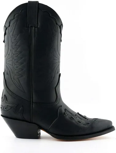 Miniatura 6 de Grinders Arizona HI - Botas de baile unisex de cuero cubano con tacón occidental