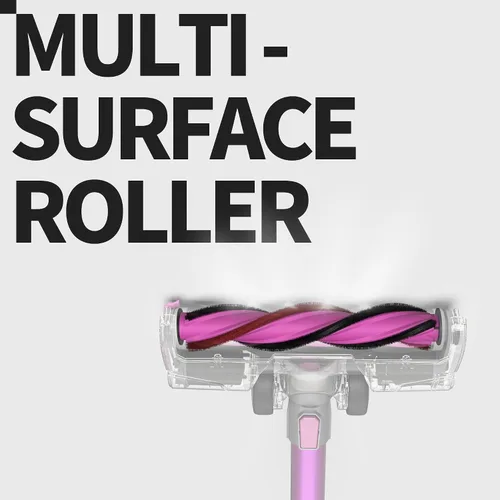 Miniatura 3 de ROOMIE TEC R3 - Aspiradora inalámbrica, potencia de succión sin decoloración para suelo y alfombra, batería potente de hasta 43 minutos, sin bolsa