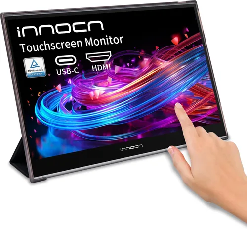 Miniatura 8 de INNOCN Monitor portátil 4K de 15.6 "Pantalla táctil 3840 x 2160 USB C HDMI Monitor externo para juegos segunda pantalla de computadora Monitor