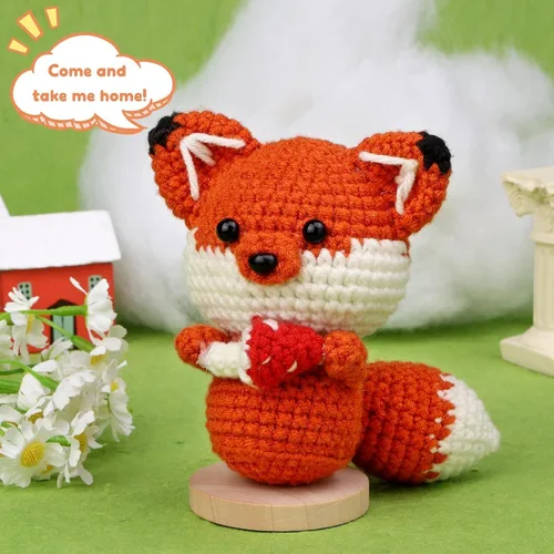 Miniatura 5 de Mnuizu Kit de ganchillo para principiantes, kit de ganchillo de animales para principiantes con tutoriales en video instructivos y paso a paso
