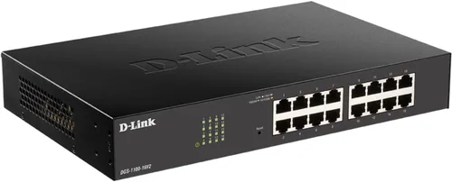 Miniatura 12 de D-Link Conmutador Ethernet gestionado inteligente Gigabit de 5 puertos, L2, VLAN, QoS, IGMP Snooping, LAG, interfaz de usuario web, metal resistente