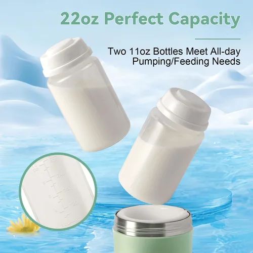 Miniatura 12 de Botella enfriadora portátil de leche materna, regalo para el día de la madre, capacidad de 22 onzas, enfriador de leche materna para viajes