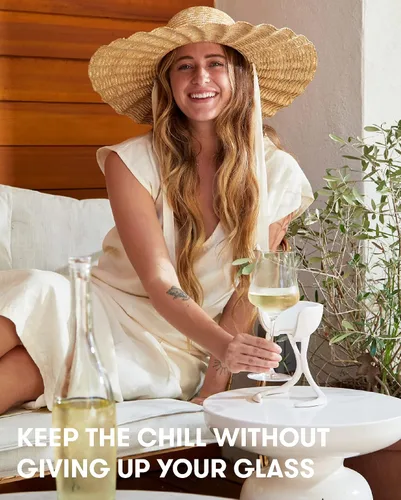 Miniatura 7 de VoChill Enfriador de copas de vino con tallo Fabricado en Estados Unidos Herramienta de vino radicalmente genial – mantiene el vino
