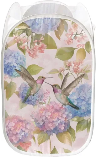 Miniatura 11 de AFPANQZ Cesta plegable de malla para ropa sucia, plegable, portátil, para guardar lugar para el hogar, fácil de plegar para viajes, 13.5 x 13.5 x 21
