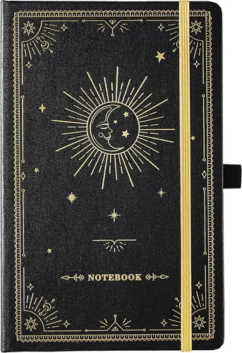 Miniatura 11 de Artfan Cuaderno/diario a rayas – Cuaderno clásico de piel sintética de papel grueso de alta calidad con bolsillo + separadores de páginas, regalos
