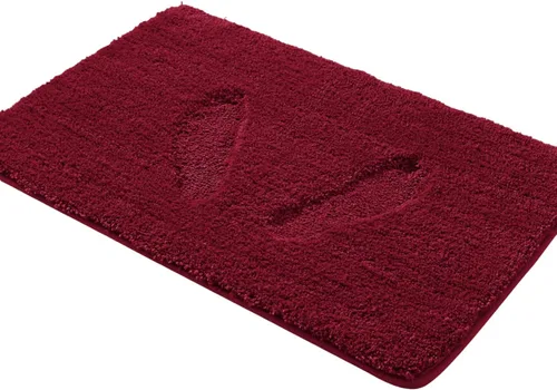 Miniatura 2 de YHF - Alfombras de baño de 20 x 32 pulgadas, extra gruesas y suaves, de microfibra peluda, lavables a máquina, alfombras de baño absorbentes, tapete