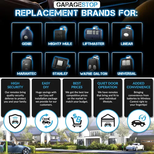 Miniatura 6 de 1 para sensores de seguridad y vigas de seguridad Genie STB-B GSTB-R GSTB-BX 37220R, repuesto para sensores de puerta de garaje Genie, compatible One