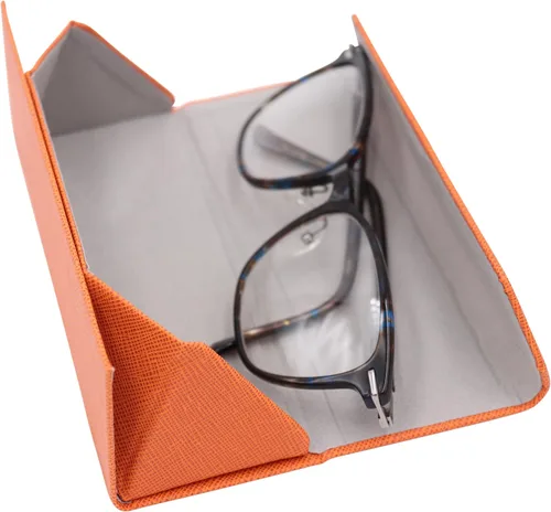 Miniatura 93 de Real Sic Funda para lentes de sol para hombres y mujeres, soporte magnético plegable para lentes de sol, inspirado en el color sólido