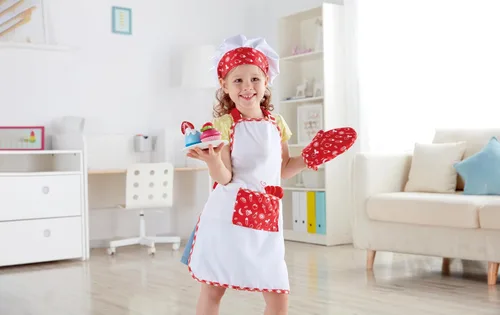 Miniatura 2 de Hape Chef Pack Juego de disfraz de chef con accesorios de cocina para niños