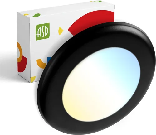 Miniatura 13 de ASD Paquete de 12 luces LED de disco de 6 pulgadas, 15 W 5000 K luz diurna 1300 LM CRI90+, luminaria empotrable regulable de techo, montaje en Blanco