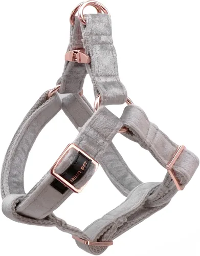 Miniatura 12 de ARING PET Arnés halter para perro, arnés de terciopelo para perro, arnés halter para perro sin tirones, arnés ajustable resistente para perros Verde