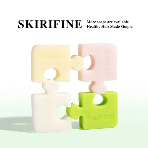 Miniatura 7 de Barra de champú sólido de limón en forma de rompecabezas, control de aceite y refrescante para cabello normal a graso, aroma crujiente y limpio, sin