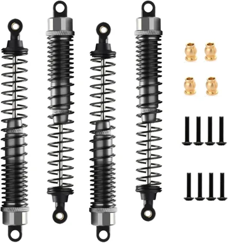 Miniatura 10 de Amortiguador de choque RC 5.118 in ajustable para coche RC 1/10 camión sobre orugas HPI HSP Losi Axial Tamiya Redcat pieza de actualización 4