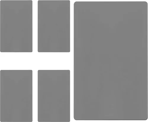 Miniatura 24 de ENERLITES Placa de pared ciega sin tornillos, cubierta de salida de dispositivo ciego segura para niños, tamaño estándar, 1-Gang 4.68 x 2.93 Dorado