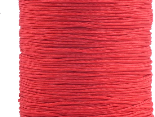 Miniatura 32 de KONMAY 1 rollo de cuerda de nailon para hacer pulseras de 150 yardas, trenzado de nailon Shamballa Macramé/cordón de cuentas de 0.4mm, cordón