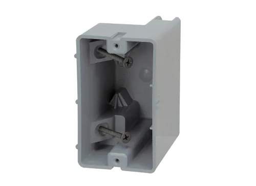 Miniatura 15 de Southwire MSBMMT1G Caja de dispositivo de montaje múltiple de 1 banda con profundidad ajustable; resistente 42 libras