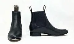 Miniatura 2 de Botines Charro Cuero Genuino Botin Charro Tradicional Mexican Leather (Negro, 9, numeric_9)