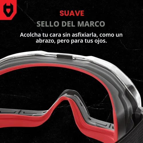 Miniatura 6 de NoCry Gafas de seguridad antivaho sobre anteojos para hombres y mujeres — ANSI Z87.1 Premium antiarañazos y UV380 — Protección ocular con lente