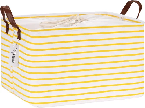 Miniatura 70 de Hinwo 31L Bolsas de almacenamiento grandes, organizadores de armario y almacenamiento, cestas de estante, cestas de almacenamiento plegables