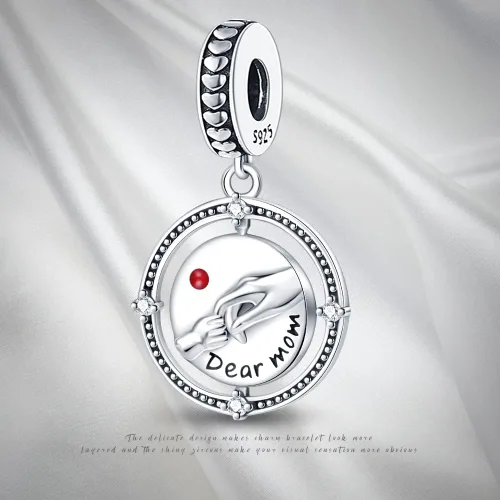 Miniatura 5 de Pandach 925 Sterling Silver Charms for Bracelets Necklace with 5A CZ Stones Dangle Pendant Bead Jewelry Beads Gifts for Women