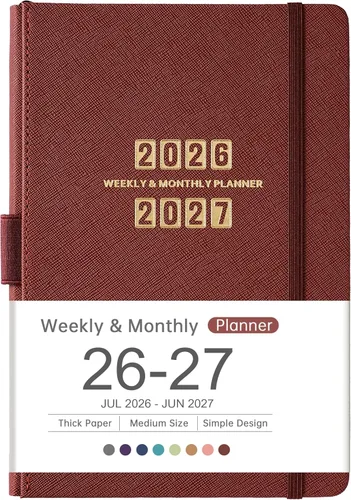 Miniatura 11 de Artfan Agenda 2026 – Agenda 2026 semanal y mensual, enero 2026 a diciembre de 2026, 2026, planificadores de cuero, 5.75 x 8.25 pulgadas, color verde