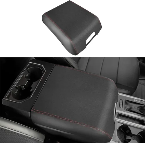 Miniatura 12 de Funda para reposabrazos adecuada para Ford F150 2015-2023, para Ford F250 F350 2017-2023 con asiento de salto 40/20/40, consola central, alfombrilla