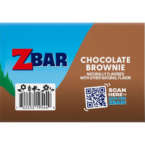 Miniatura 16 de Zbar - Brownie de chocolate - Barras de snack energéticas horneadas suavemente - Sin OMG - 11g de granos integrales - Barras de granola orgánicas