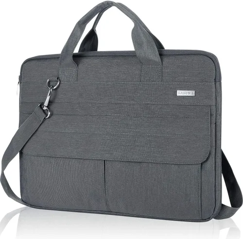 Miniatura 14 de LANDICI - Funda para portátil de 13/14 pulgadas con correa para el hombro, funda delgada impermeable para computadora compatible con MacBook Air