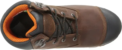 Miniatura 5 de Timberland PRO Botas de trabajo industriales para hombre de 6.0 pulgadas, Boondock, con puntera de composite, impermeables y aisladas Marrón