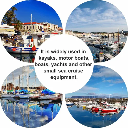 Miniatura 6 de Cuerda de amarre elástica para muelle, cuerda de amarre bungee, cordón elástico, cuerda de amarre para barcos, cuerdas de amarre con absorción