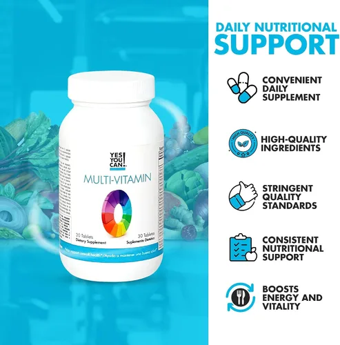 Miniatura 3 de Yes You Can! Multivitaminas diarias para hombres y mujeres – Ayuda a ayudar a la salud y el bienestar general, contiene antioxidantes, ricos
