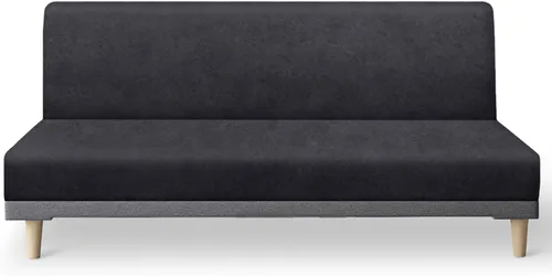 Miniatura 17 de molasofa - Funda elástica para futón de aspecto de cuero, cubierta para sofá sin brazos, protector de muebles con parte inferior elástica, funda