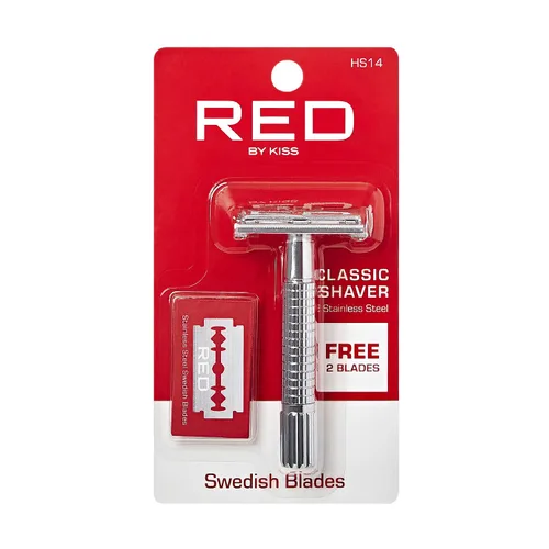 Miniatura 2 de RED by Kiss Cortador de pelo de acero inoxidable, cuchillas de afeitar para afeitar, recortadora de bordes para hombres, afeitadora de pelo