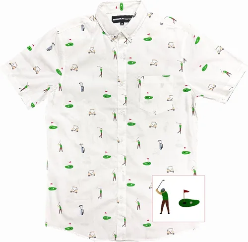 Miniatura 26 de Molokai Surf - Camisas hawaianas de manga corta con botones y corte ajustado