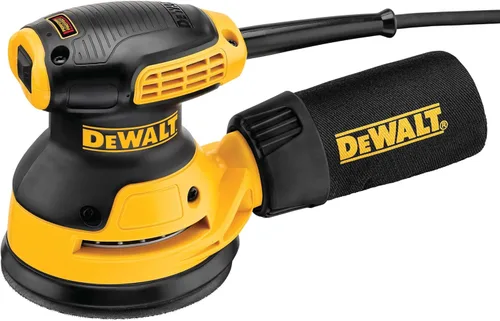 DEWALT Lijadora orbital, herramienta lijadora de palma de 5 pulgadas, 12,000 OPM (DWE6421)