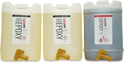 Miniatura 8 de Conjunto de botellas de epóxico System Three, de uso general, 1