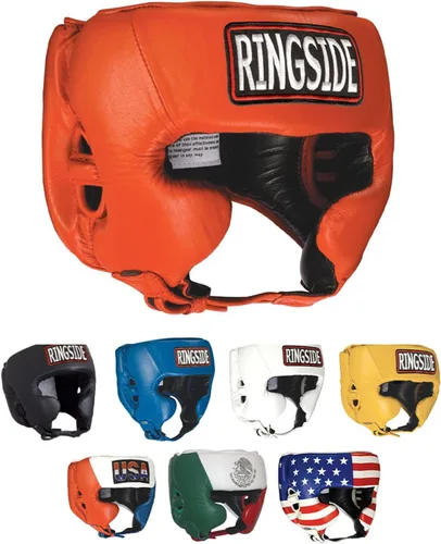 Miniatura 10 de Ringside, Muay Thai, MMA, casco con protección para enfrentamiento de boxeo con laterales Blanco