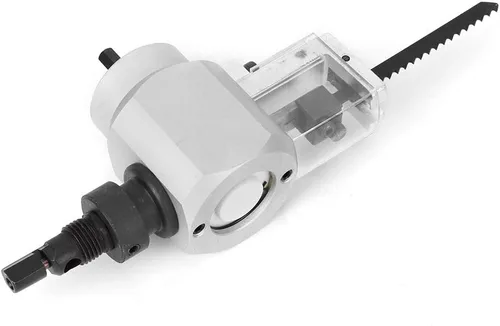 Herramienta de corte de madera eléctrica con llave para cortar chapa metálica de doble cabeza