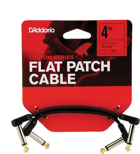 Miniatura 9 de Cable de guitarra D'Addario - Cable de parche de guitarra - Cable de instrumento - Accesorios de guitarra - Cable de la serie clásica - 1 pie/0.30