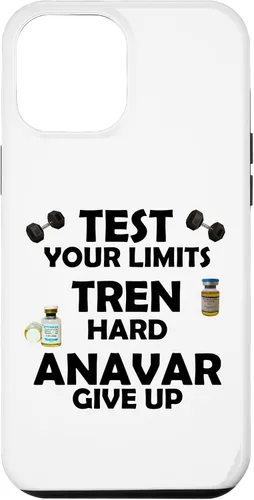 Miniatura 6 de iPhone 15 Funny Test Limits Tren Hard Never Give Up Gym Bodybuilding Case