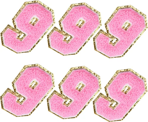 Miniatura 2 de Kare & Kind - Parches bordados de felpilla para planchar con números, 0-9, para coser o planchar para ropa, camisas, uniformes, vestidos, chaquetas