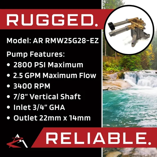 Miniatura 6 de Bomba de agua mejorada para lavadora a presión de potencia de 2800 PSI Troy-Bilt 020489 020489-0 -1 Supplier_id_theropshop, UGEIO150261891569962