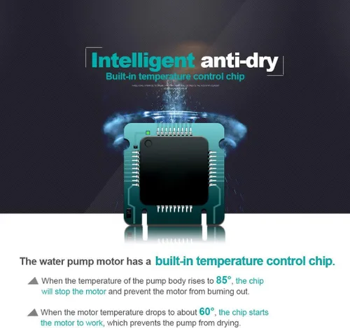 Miniatura 5 de Upettools Bomba de agua sumergible, bomba de agua multifuncional de circulación ultra silenciosa con mango para estanque, acuario, hidroponía
