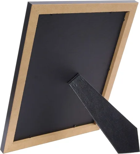 Miniatura 5 de Creative Picture Frames [8x12bk-w] Marco de cómic para coleccionistas con alfombrilla blanca, inserto para cómic de 6.6 x 10.1 pulgadas con soporte