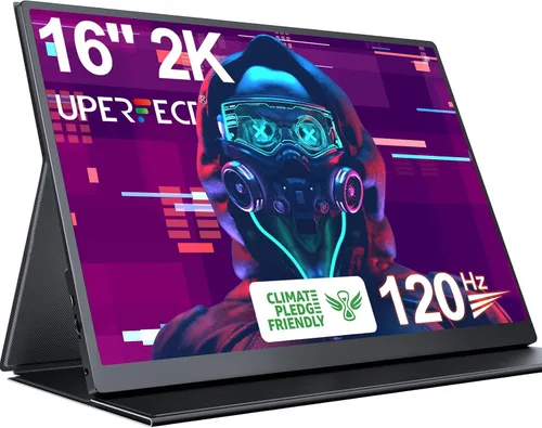 Miniatura 13 de UPERFECT Monitor portátil OLED con pantalla táctil de 14 pulgadas, 3K 2880 x 1800 120Hz Monitor portátil para juegos de 0.1 ms, 500 liendres