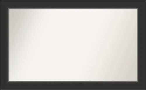 Miniatura 182 de Amanti Art Espejo personalizado, espejo de baño negro Astor, espejo de pared o espejo de tocador de baño sobre el fregadero (25 x 25 pulgadas)