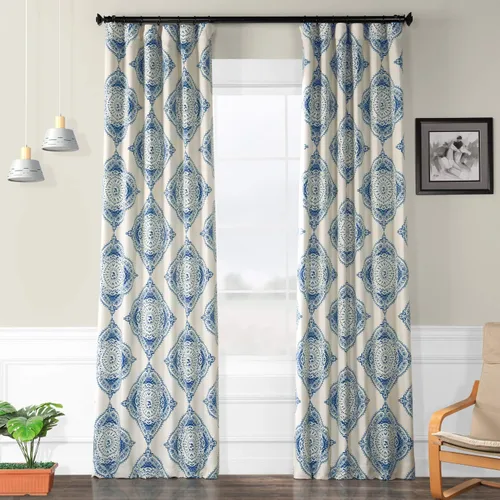Miniatura 15 de HPD Half Price Drapes BOCH-KC43-63 - Cortinas de Lino con Rayas para Oscurecer la Sala de Estar (1 Panel), 50 x 63 Pulgadas, Color Negro Toldo